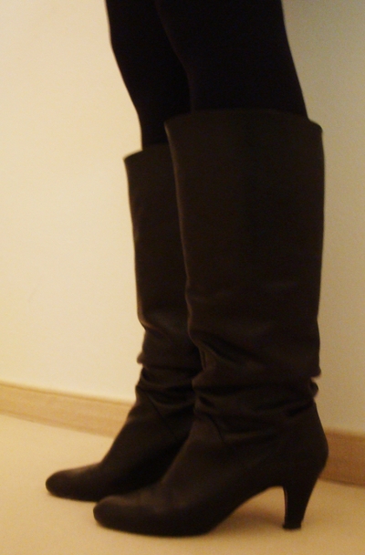 Zara leather boots
